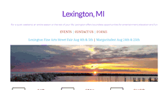 Desktop Screenshot of lexingtonmichigan.org